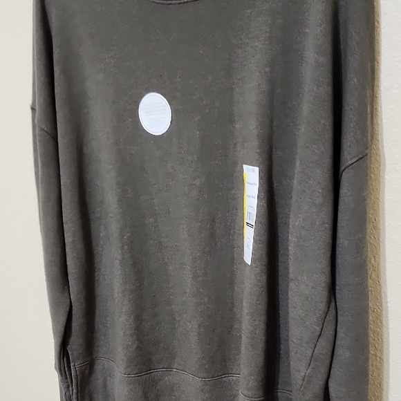Time and Tru Women's Crew Neck Sweater - Dark Gray - Picture 9 of 14